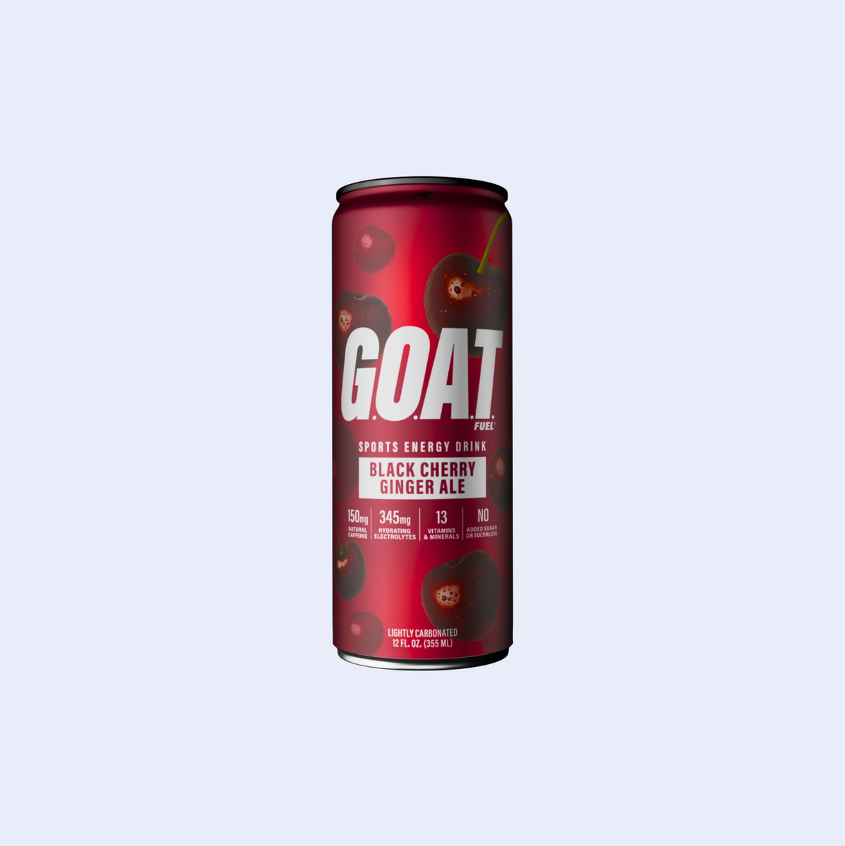 Black Cherry Ginger Ale (12 PACK) – G.O.A.T. Fuel