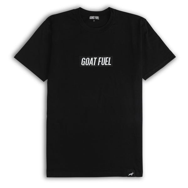 G.O.A.T. Black Box Logo with Platinum Energy Signature Back