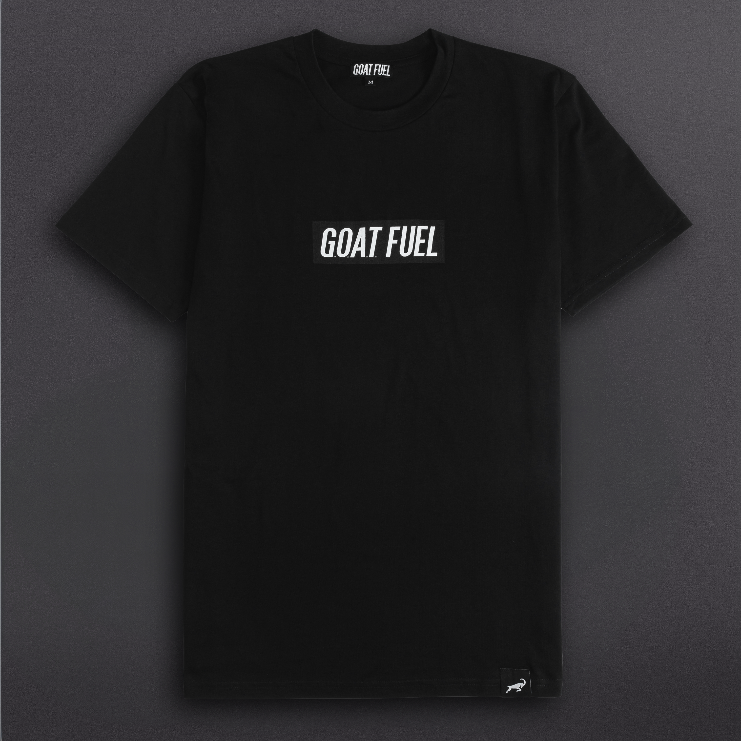 Goat Supreme For Lovers Tee Black Box Logo With Platinum Energy