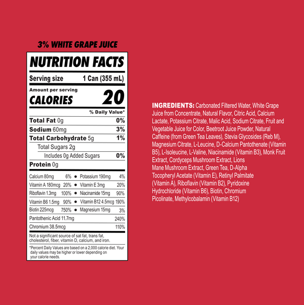 Black Cherry Ginger Ale (12 PACK)