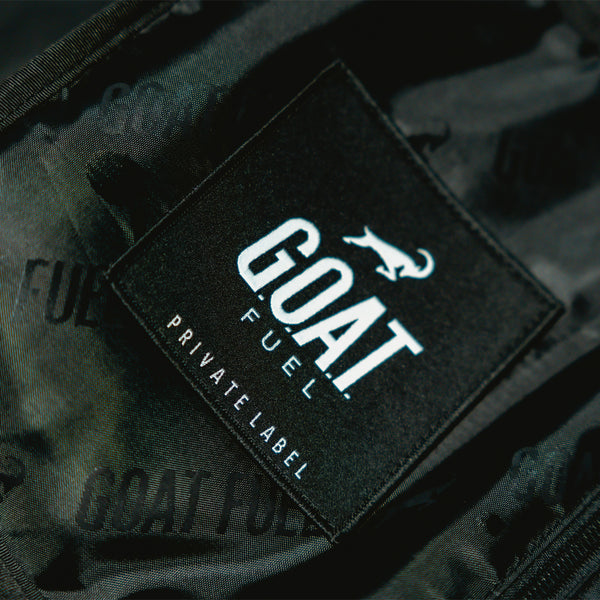 G.O.A.T. Fuel x Private Label Athlete Black Duffle Bag