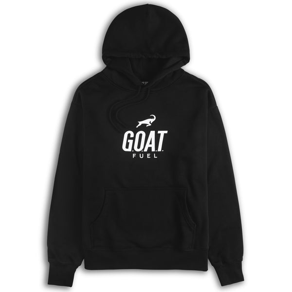 G.O.A.T. Fuel Black Alternate Logo with Sub Zero Energy Signature Back Hoodie