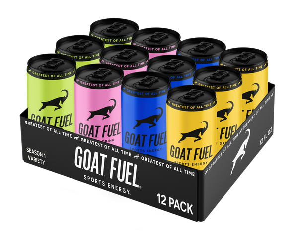 G.O.A.T. Fuel  Season 1 Variety Pack - Energy Drink - 12oz - 12 Pack